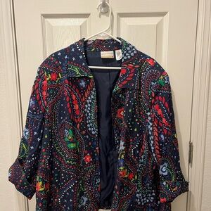Alfred Dunner Woman Paisley Jacket - 24W